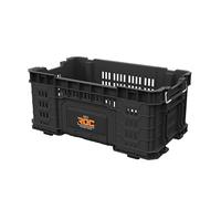 Keter ROC Pro Gear - Caja de almacenamiento de herramientas resistente de 22 pulgadas, color negro y gris
