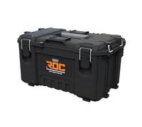 Keter Caja de herramientas ROC Pro Gear resistente para almacenamiento, negro y gris