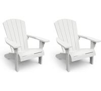 Keter Set 2 Sillas Troy Adirondack - Blanco