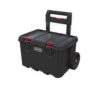 Keter Stack & Roll - Carrito de almacenamiento de herramientas de bricolaje resistente