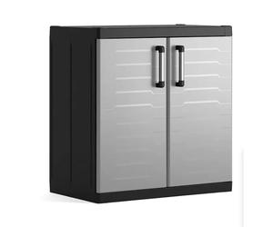 Keter szafa niska detroit xl czarne/ szary
