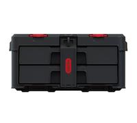 Keter Unidad de almacenamiento Stack & Roll para herramientas de bricolaje, resistente, con 2 cajones (253384) (el embalaje puede variar)