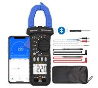 Kethvoz Clamp Multímetro, TRMS 6000 Count Pliers Multi probador, Pinza de amperímetro NCV voltímetro con diodo Continuity Ohm, capacidad de frecuencia medidor