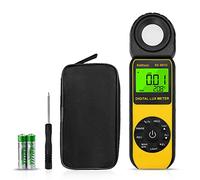 Kethvoz Medidor de luz Digital, medidor de exposición Luxmeter Measure Light Lumen 0.01~400.000 Lux Lichtmessung Photometer KE-881D mit 270º Gedrehtem Sensor für Die Fotografie Pflanzen LED-euchten