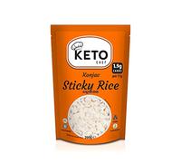 Keto Chef Arroz pegajoso libre de arroz konjac instantáneo, Shirataki, adecuado para veganos, bajo en calorías, bajo en carbohidratos, comida apta para dieta cetogénica | Listo para comer (200 g)