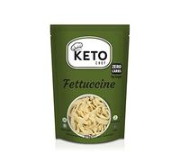 Keto Chef Konjac - Pasta fettuccine - Sin azúcar y sin azúcar, hecha con harina de konjac, contiene cero grasa, Shirataki, alimento dietético saludable bajo en calorías | Listo para comer (270 g)