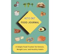 Keto Diet Food Journal: A Simple Food Tracker for Ketosis, Weight Loss, and Healthy Habits | 120 pages | 7x10 inches