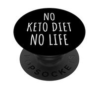 Keto Diet Lover Hombres Mujeres Niños PopSockets PopGrip Adhesivo
