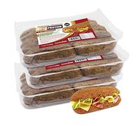 Keto Protein Bestdiet - Panecillos Proteicos Keto, Bajos en Azúcar, Alto en Fibra y Proteínas, con Trigo, Avena, Soja. (Pack de 3 paquetes de 350 g)