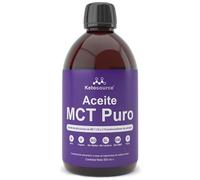Ketosource® Aceite MCT Puro | Fuente de alta pureza de MCT C8 y C10 que aumentan las cetonas | Apoya la nutrición Keto y el ayuno | Vegano Seguro y Sin Gluten | Botella de 500ml