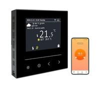 KETOTEK Termostato Inteligente para Calefaccion Suelo Radiante de Agua, Termostato Ambiente Programable Controlador de Temperatura Compatible con Alexa Smart Life/Tuya App