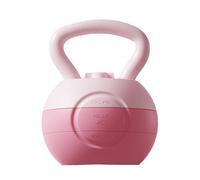 Kettle Bell - Herramienta de peso ajustable con fuerza de agarre, pesa rusa suave, equipo de entrenamiento recubierto, mango ergonómico, equipo de fitness compacto, entrenamientos en casa