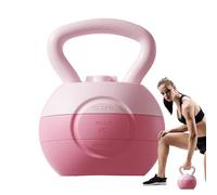 Kettle Bell, pesa rusa de entrenamiento | Pesa rusa de fuerza de agarre | Campana hervidora suave y ajustable para entrenamiento de fuerza, pesas rusas, entrenamientos en casa para hombres y mujeres
