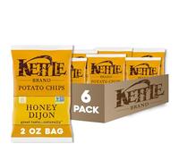Kettle Brand Papas fritas Caddy, Honey Dijon, bolsas de 2 onzas, 6 unidades