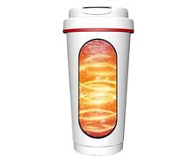 Kettle Electric - Hervidor eléctrico portátil | de café caliente | Copa del calentador instantáneo termostático | Hervidor de viaje rápido calentamiento para café, té y agua caliente incluye