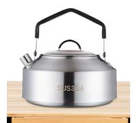 Kettle for Camping - Camp Tea Coffee Pot, Sturdy Fast Boiling Lightweight, Compact Portable Outdoor Water Kettle, Durable Aluminum Alloy Camping Picnic Cooking Pot for Hiking Backpacking Travel Advent
