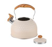 Kettle, Kettle, Whistling Kettle, Stove Top Kettle, Stainless Steel Body, 2,5 l de gran capacidad, Home Kitchen Camping Use, 19 x 22,5 cm, 7,48 x 8,86 pulgadas, , 1 pieza, 480 g, 2,5 l