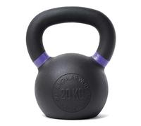 KETTLEBELL CAST IRON 20 KG SINGULARWOD - Pesa rusa de hierro fundido para crosstraining y fitness. Movimientos funcionales y fuerza en casa o gimnasio.
