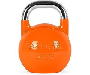 Kettlebell Competition Premium 4-36 kg con póster de ejercicios | Calidad de gimnasio profesional | Kettlebell de competición, Pesas