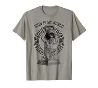 Kettlebell Greek God Gym Iron My World, Divertido Entrenamiento Muscular Camiseta