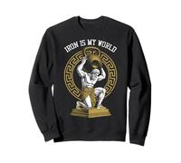 Kettlebell Greek God Gym Iron My World, Divertido Entrenamiento Muscular Sudadera