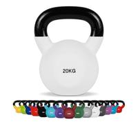 Kettlebell Profesional Neopreno 2-30 kg con póster de ejercicios, Pesas