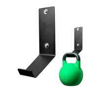 Kettlebell Wall Rack, Heavy-Duty Steel Mount Hook, Compact Weight Organizer, Space-Saving Fitness Bracket, Ideal for Home Gym, Calisthenics Studio, Garage Workout, Strength Training Setup