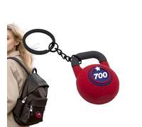 Kettlebell - Weightlifting Sports Key Chain, Kettlebell Key Chain | PVC Creative Pendant Backpack Charm Pendant, Simulation Creative For Men And Women