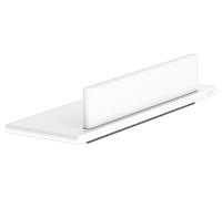 Keuco AVENO Repisa para ducha con escobilla de cristal, fijación oculta, 14659510000, Color: Blanco mate