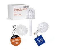 Keuco Cabezal de cepillos de Repuesto Blanco, 3 und., para WC Edition 400