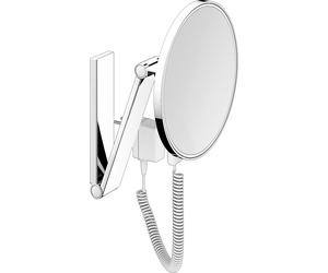 Keuco Cosmetic mirrors espejo cosmético 21.2x31.4 cm redondo con iluminación cromo 17612019001