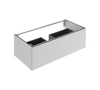 KEUCO EDITION 11 Art mueble bajo para lavabo, 1 extracción frontal, 1200x350x490mm, con iluminación LED, 32511551201, Cuerpo/Frontal: Manhattan Laca mate satinada / Manhattan Laca mate satinada