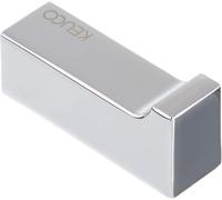Keuco EDITION 11 gancho toallero, metal cromado, Made in Germany, para toallas y batas, incl. tornillos y tacos, gancho de pared para taladrar