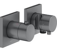 Keuco Edition 11 grifo para ducha empotrado con termostato cromo-negro 51153131222