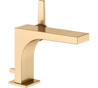KEUCO EDITION 11 mezclador monomando de lavabo 110, con juego de desagüe, proyección 136mm, 51104250000, Color: latón cepillado