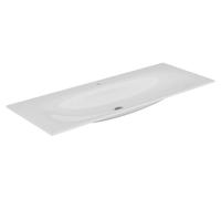 KEUCO EDITION 11 Lavabo empotrado de cerámica, 1407x17x538mm, con 1 agujero para grifo, blanco, 31160311401