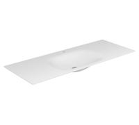 KEUCO EDITION 11 lavabo empotrado de Varicor, 2450x17x535mm, con 1 agujero para grifo, blanco, 31270702401