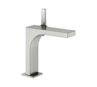 KEUCO EDITION 11 mezclador monomando de lavabo 150, proyección 136mm, sin juego de desagüe, 51102060100, Color: Acabado en acero inoxidable