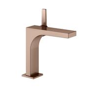 KEUCO EDITION 11 mezclador monomando de lavabo 150, proyección 136mm, sin juego de desagüe, 51102290100, Color: rojo oro cepillado