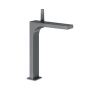 KEUCO EDITION 11 Mezclador monomando de lavabo 250, sin kit de desagüe, 51102130103, Color: Negro cromo cepillado