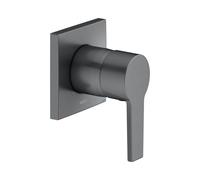 KEUCO EDITION 11 mezclador monomando enyesado, roseta cuadrada, 51151130002, Color: Negro cromo cepillado