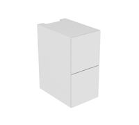 KEUCO EDITION 11 mueble bajo lavabo, 2 extraíbles frontales, con iluminación LED, 350x700x535mm, 31314370100, Cuerpo/Frontal: Barniz texturizado de trufa / Barniz texturizado de trufa