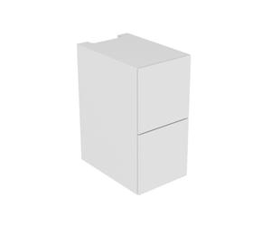 KEUCO EDITION 11 mueble bajo lavabo, 2 extraíbles frontales, con iluminación LED, 350x700x535mm, 31314370100, Cuerpo/Frontal: Barniz texturizado de trufa / Barniz texturizado de trufa