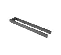 Toallero KEUCO EDITION 11 450 mm, rígido, 2 brazo, 11118130000, Color: Negro cromo cepillado