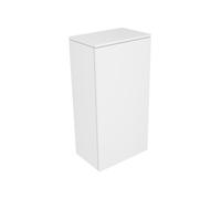 KEUCO EDITION 400 Armario central, 1 puerta, abatible a la izquierda, 450x894x300mm, 31725380001, Cuerpo/Frontal: Barniz Estructural Blanco / Barniz Blanco Texturado
