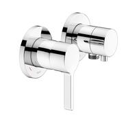 KEUCO EDITION 400 Juego monomando UP 2 vías con conexión para manguera, 51551011121, Color: Cromado