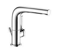 KEUCO EDITION 400 Mezclador monomando de lavabo 150, orientable, con juego de desagüe, 51505010000, Color: Cromado