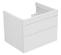 KEUCO EDITION 400 mueble bajo para lavabo, 2 extracciones frontales, 700x546x535mm, 31541860000, Cuerpo/Frontal: Chapa de Roble Antracita / Chapa de Roble Antracita