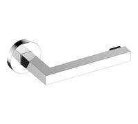 KEUCO Edition 90 portarrollos WC, Forma Abierta, Metal Cromado, rígido, Incl. Tornillos y Tacos, portarrollos WC para taladrar