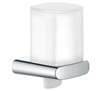 Dispensador de jabón KEUCO ELEGANCE para jabón líquido Cristal auténtico moldeado, esmerilado, cromado, 11652019000
